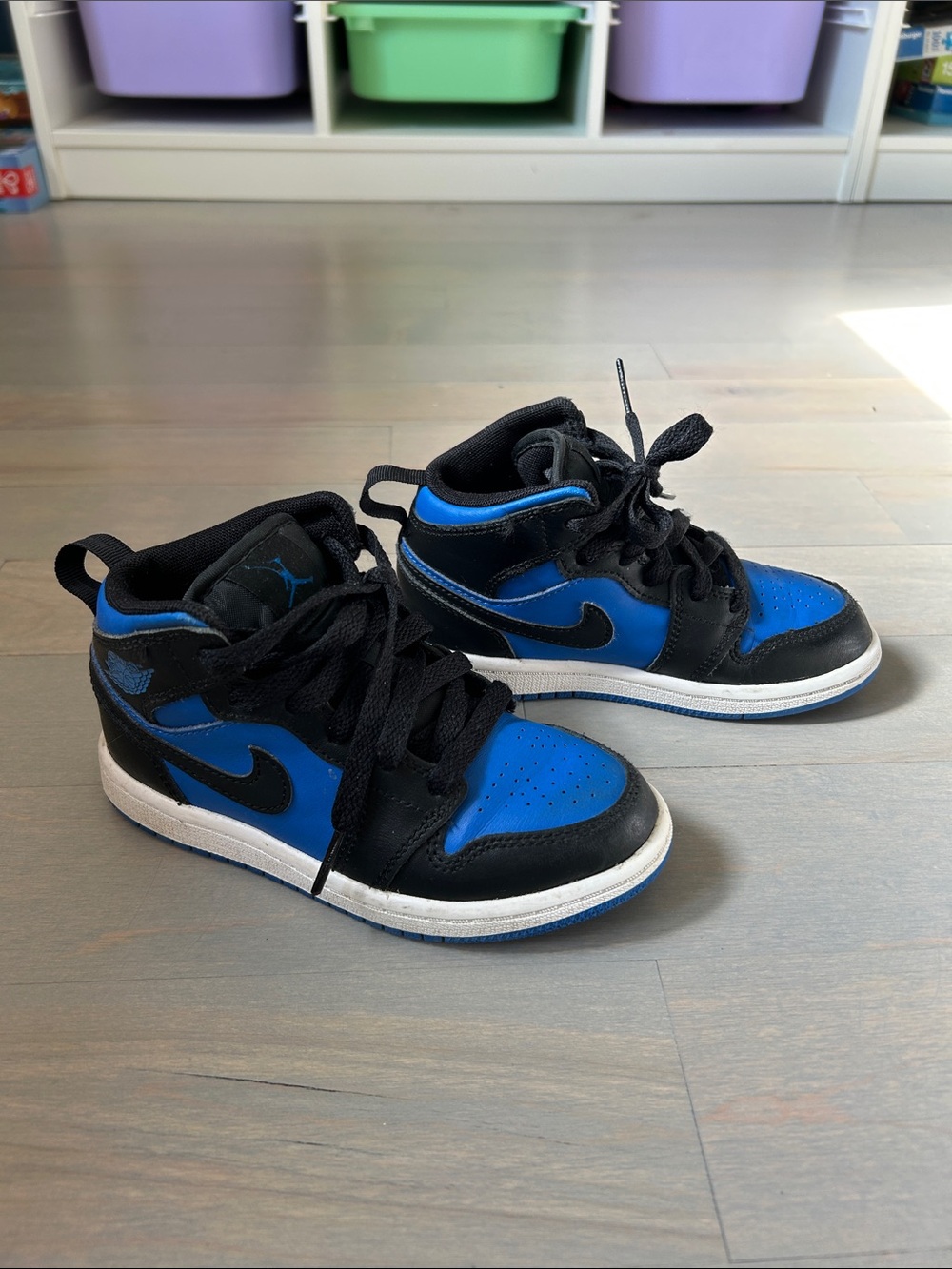 Nike Air Jordan Kids sneakers in Blue and Black